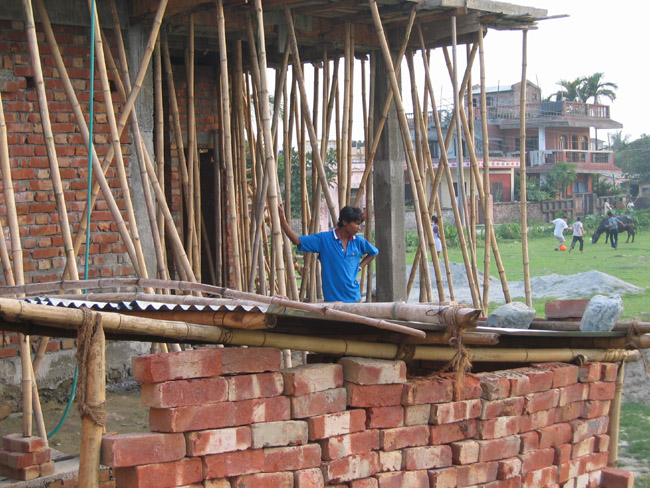 Construction next door