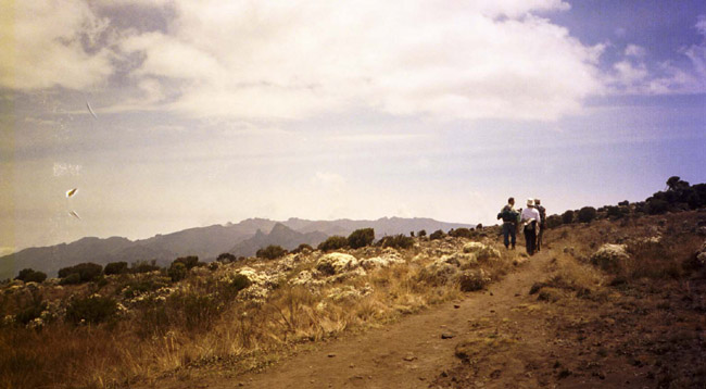 Almost to the second campsite