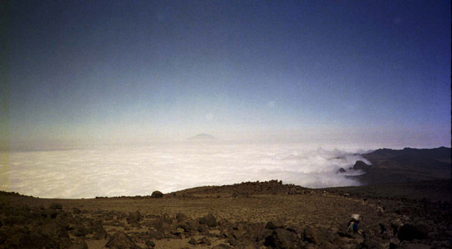 Looking back down the trail