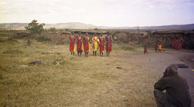 Dancing Masaai women