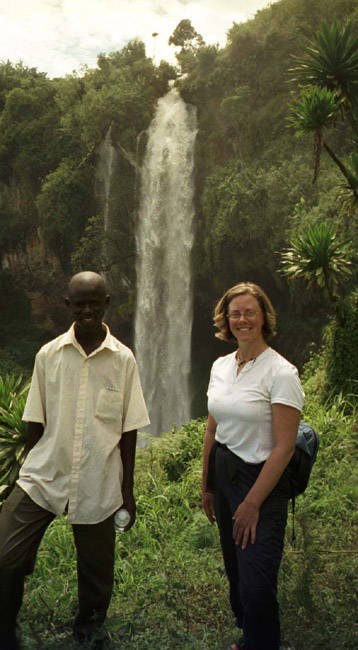 Laura and Peter, our guide