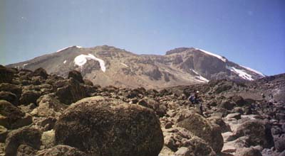 The road ahead...the end of the "up" part for day 3