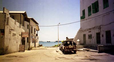 Looking down the street in Stone Town