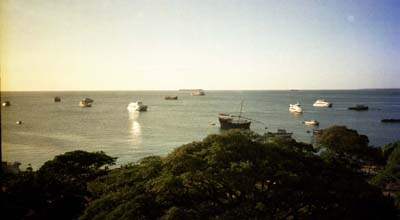 A better view of the Stone Town harbor