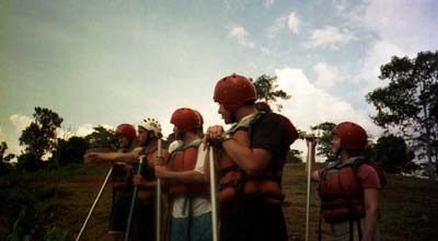 ...after receiving instructions, we set out with determination...