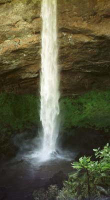 Waterfall #1 at its base