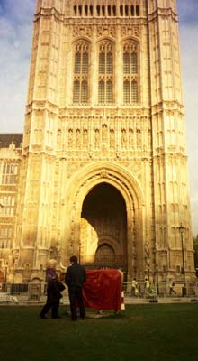 Dorene, Colin, and a travelling cow