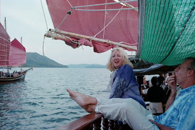 Dorene enjoying the fresh air