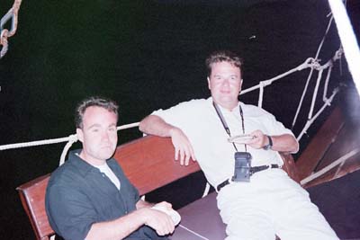 Steve and Peter, just relaxing