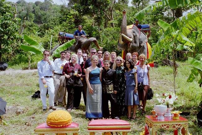 The wedding party and attendees (2)
