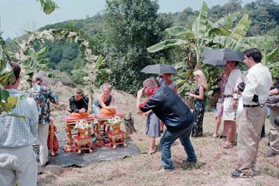 The beautiful flora of the wedding